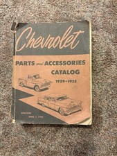 Vintage Chevrolet Parts Accessories Catalog 1929-1955 Many Models Carstrucks Vintage Chevrolet Parts Accessories Catalog 1929-1955 Many Models Carstrucks