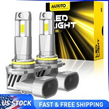 9005 HB3 LED Headlight Super Bright Bulbs 6500K Kit White High/Low Beam 30000LM