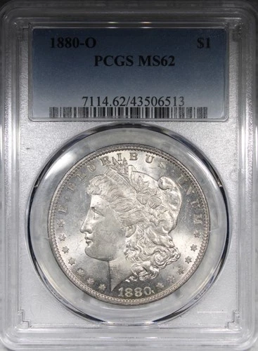 1880-O Morgan Dollar PCGS MS62 Uncirculated Better Date $1