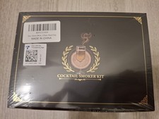 Electric Cocktail Smoker Kit with 6 Flavor Wood Chips HMJJ-01 NIB