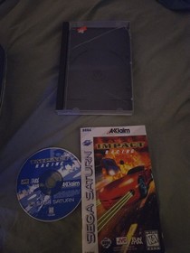 Impact Racing (Sega Saturn, 1996) w Manual No Backart on the case.