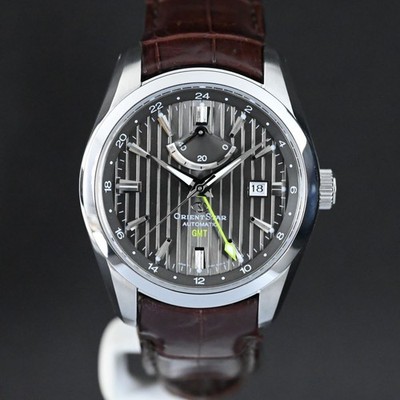 ORIENT STAR GMT WZ0081DJ PRESTIGE SHOP LTD MODEL WATCH 41.5 MM(NOS COMPLETE SET)