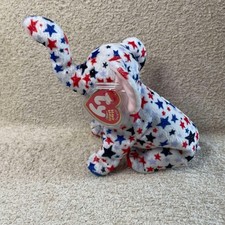 TY Beanie Baby - RIGHTY 2004 the Elephant 7 inch - MWMT Stuffed Animal Toy