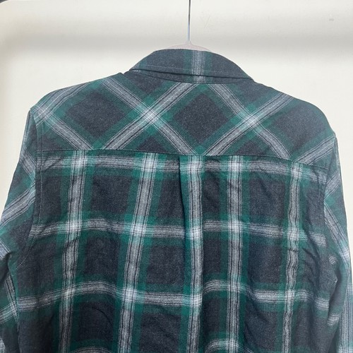 Icebreaker Merino Wool Plaid Shirt Sz M Button Up Green - Picture 11 of 12