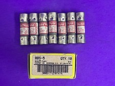 Bussmann BBS-5, 5A 600V Fast Acting Fuses Lot of 7 