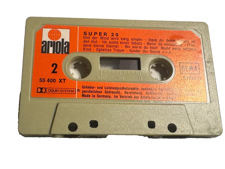 Super 20 Deutsch 75 - MC Kassette ARIOLA 55 400 XT - Bild 2 von 4