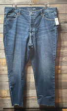 Women s Old Navy High Rise OG Straight Jeans, Raw Hem, Button Fly, Size 18 NWT