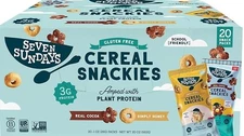 Seven Sundays Cereal Snackies Simply Honey Real Cocoa 20 x 1 Oz Pack EXP 07/2026