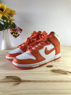 Nike Dunk High Retro 2021 Syracuse White/Orange Blaze US8.5 UK7.5 DD1399-101