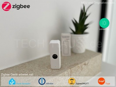 Zigbee2MQTT ioB HA Lichtsensor LUX Helligkeitsdetektor, Luminanz Sensor