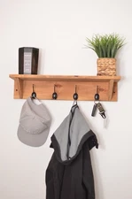 Coat Hooks for Wall,Coat Rack Wall Mounted,Hat Hooks and Shelf
