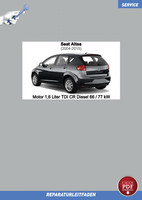 PDF Seat Altea (2004-2015) Reparaturanleitung Motor 1,6 Liter TDI 90 / 105 PS