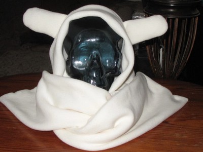 Cosplay Fiona White Ear Scarf Hoodie or Hoodie with Mittens Hat  XS - XXL