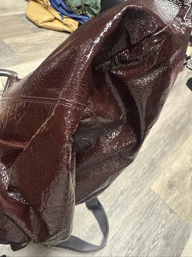 HOBO maroon top handle or crossbody leather shoulder bag size 12H X 15L - Picture 10 of 11