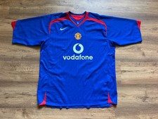 MANCHESTER UNITED ENGLAND 2005/2006 AWAY FOOTBALL SHIRT JERSEY NIKE