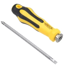 2 in 1 Adjustable Length Screwdriver #2 PH2 Phillips 6.3mm Slotted Driver