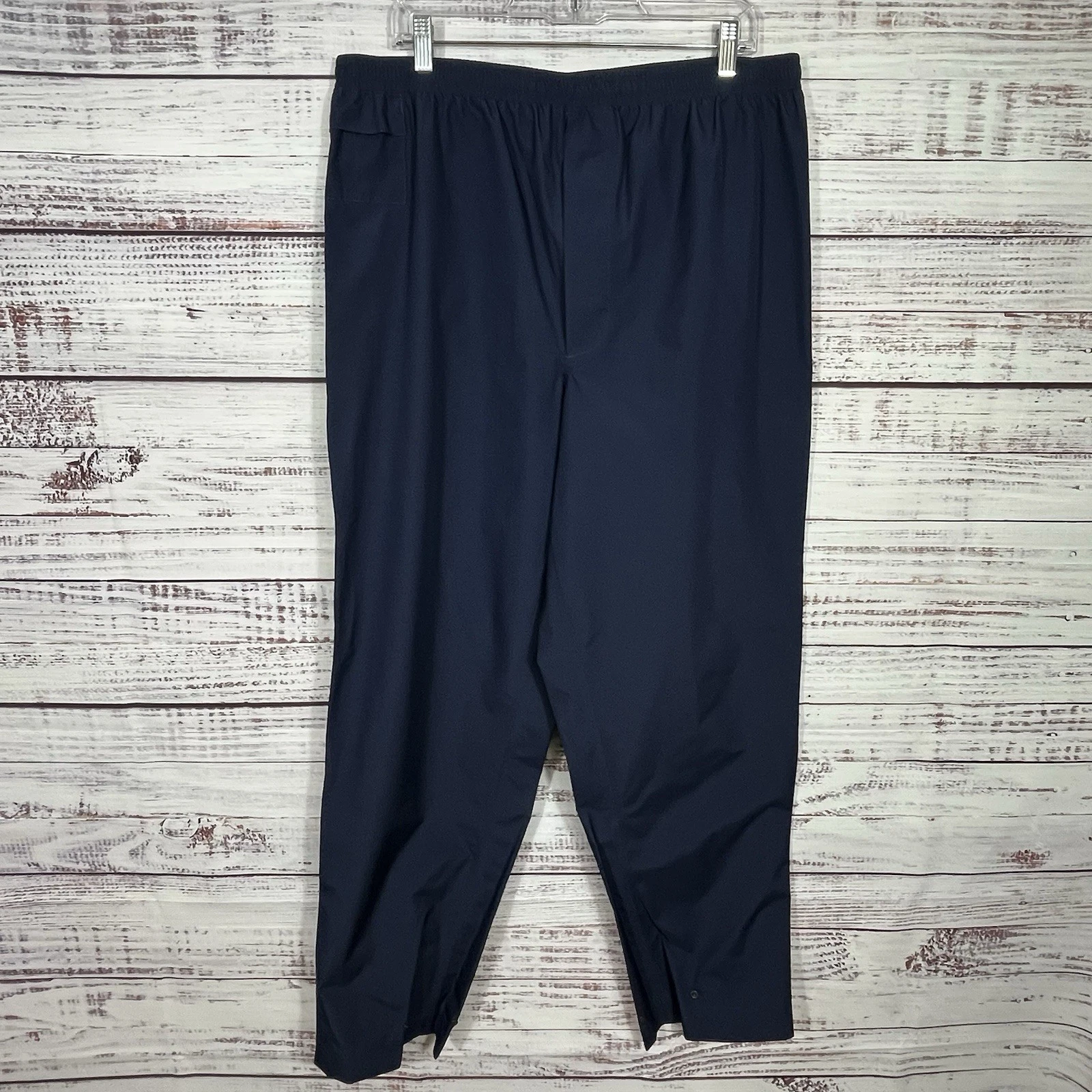 Zero Restriction Gore Tex Pants Mens L Blue Featherweight Rain Golf Waterproof