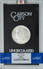 1881-CC Morgan Silver Dollar $ GSA Hoard MS64 NGC 949328-4