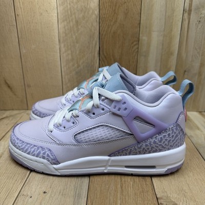 Jordan Spizike Low Big Kid GS 6.5Y Basketball Shoes Barely Grape/Ocean Bliss NEW