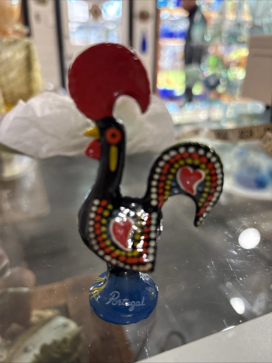 黑色公鸡和鸡陶瓷装饰雕塑摆件| eBay