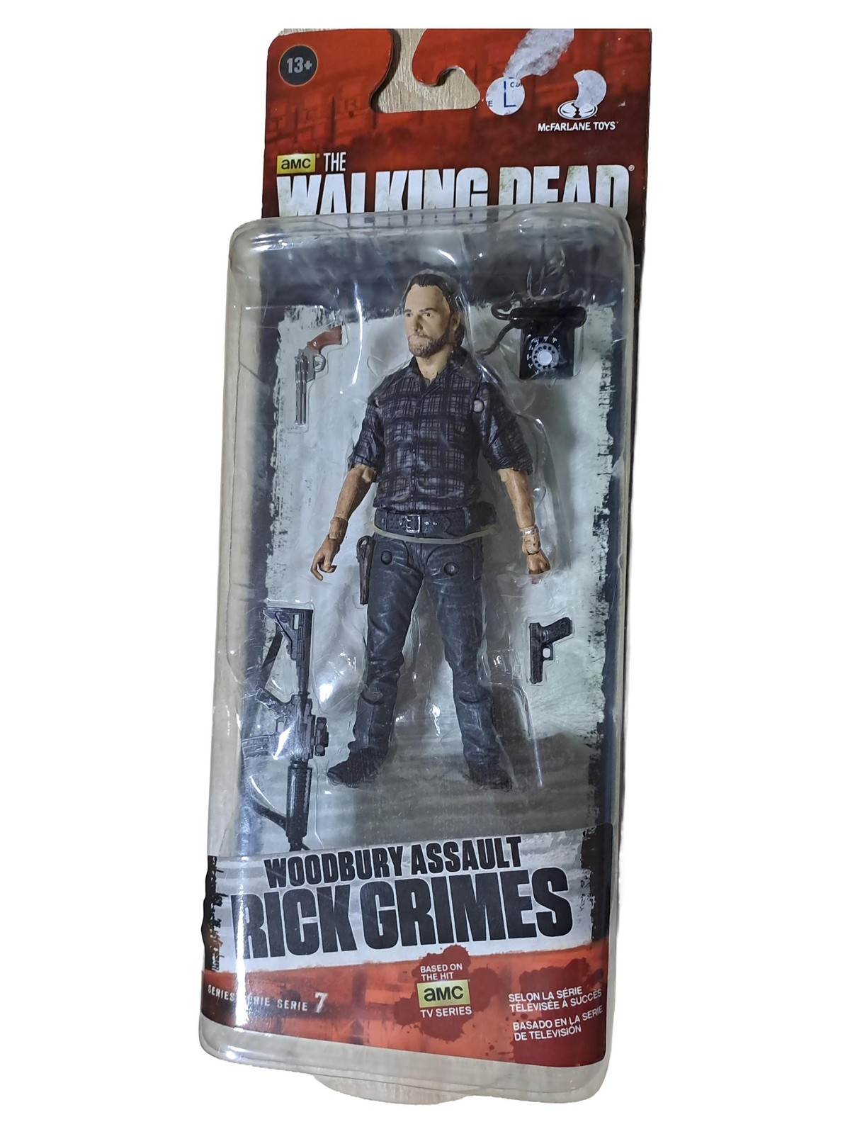 McFarlane Toys Walking Dead Rick Grimes Woodbury Assault Fig