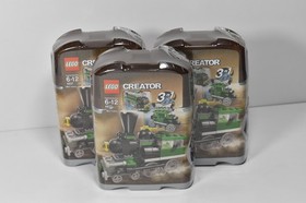 LEGO CREATOR 3 in 1: Mini Trains (4837) - Set of 3 - PREMIUM RESTORED 100%