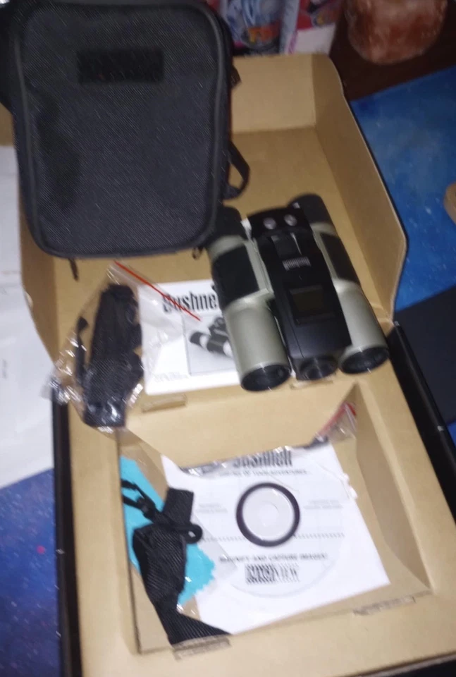 Bushnell Binoculars Built-In Digital Camera 8x30 Model #11-8213 - Image 3 of 4