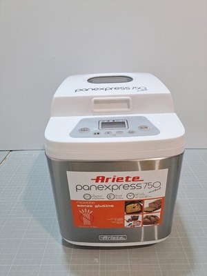 Ariete Multifunktions-Brotbackautomat Pane Express 750, silber/weiß