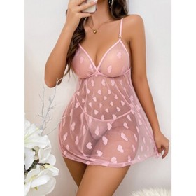 Women's Sexy See-through Lingerie Lace Teddy Babydoll Chemise Nightie Sexy Dress
