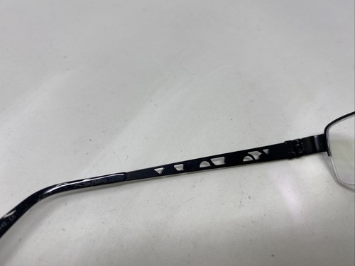Paulo Pilipe PP2115F COL.4A 49-18-142 Black Half Rim Metal Eyeglasses Frame ZU30 - Picture 7 of 8
