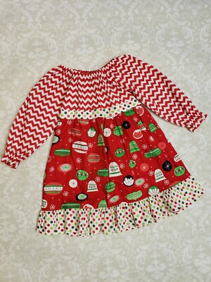 white christmas dresses Lisa Dress : Green Chevron – Julie Harrah main image 0