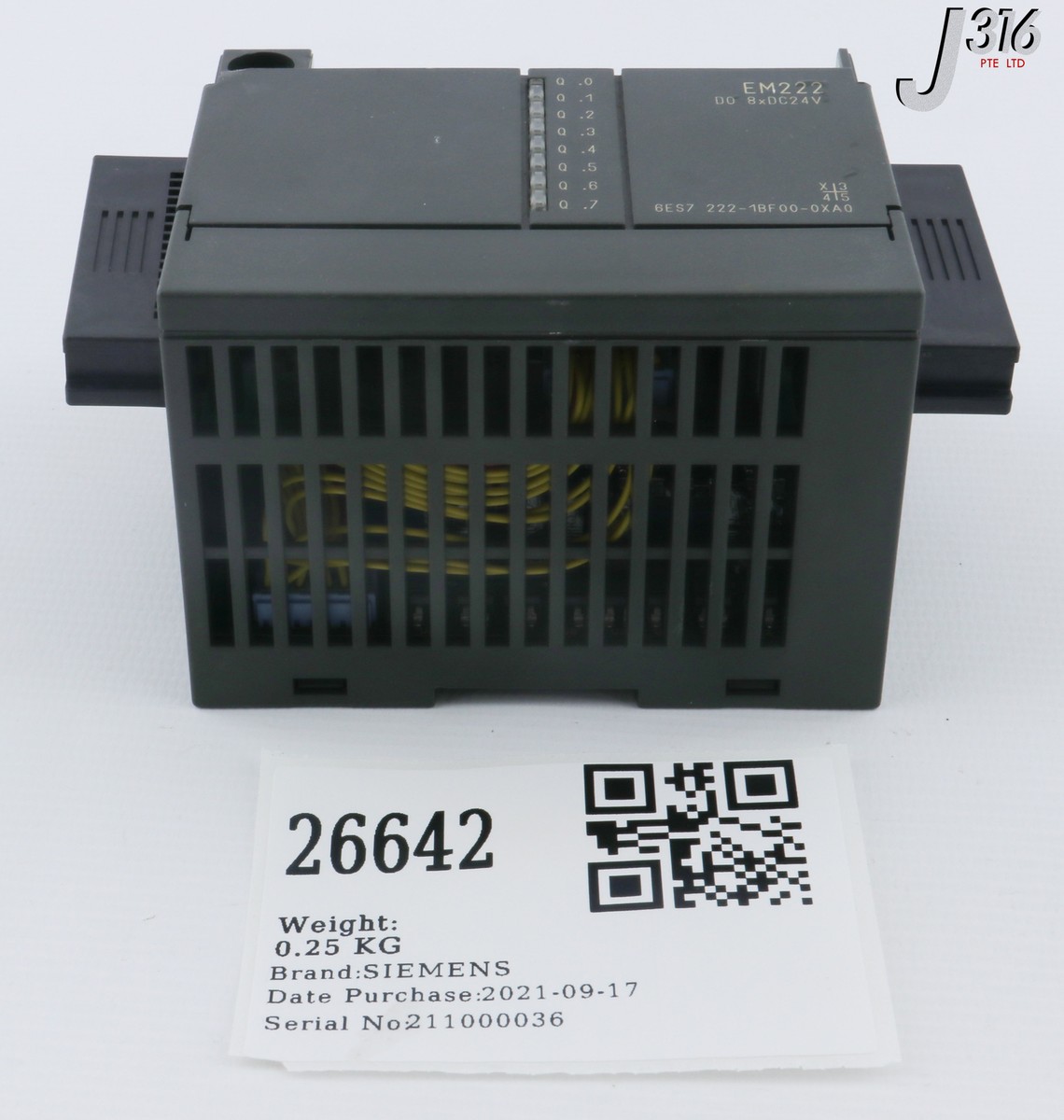 。。 26642 SIEMENS SIMATIC S7-200, DIGITAL OUTPUT, EM222 6ES7 222-1BF00