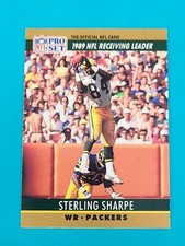 1990 Pro Set #13 Sterling Sharpe Green Bay Packers FOOTBALL Card 6B