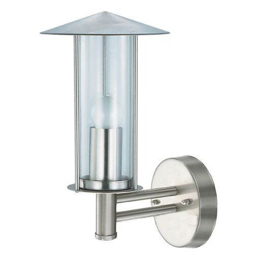 Applique murale moderne inox 31,5 cm luminaire extérieur étanche IP44 E27 60W
