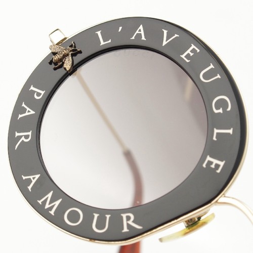 GUCCI L'AVEUGLE PARAMOUR GG B-Round gafas de sol negras - Imagen 5 de 12