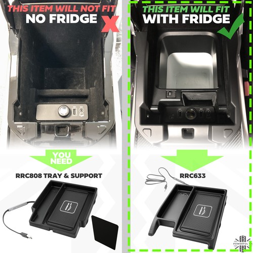 Wireless phone charging tray for Range Rover Sport L494 dash storage USB Fast QI - Picture 11 of 12
