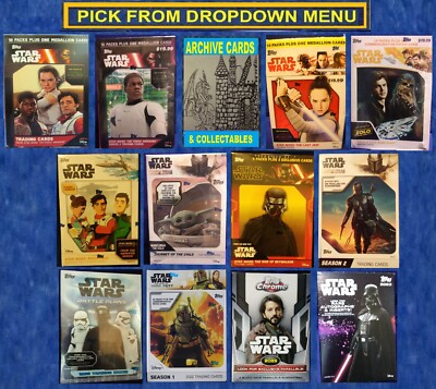 Star Wars U-Pick-1 Blaster Box: Chrome, Flagship, Battle Plans, Last Jedi, Solo