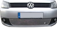 VW Caddy (Facelift) – Unterer Grill, Silbern (2010-2014)