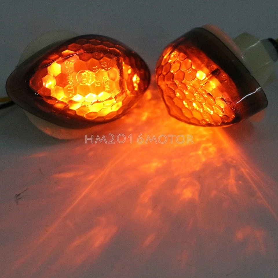 Mini intermitente LED empotrado de plástico de 1,9" para Honda CBR600RR 2003-2012 CBR 600 F4i Foto 4 de 4