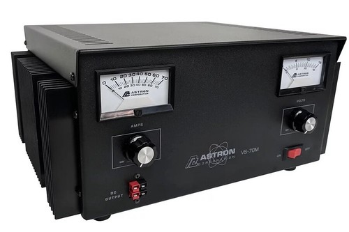 Astron VS-70M-AP Desktop Variable Voltage (2-15VDC) 70Amp Linear PSU with Meters - Picture 1 of 1