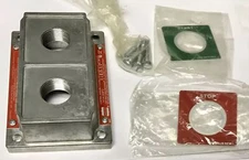 CROUSE HINDS DSP2, Two Device Control Station Enclosure Cover START STOP, 1 pc