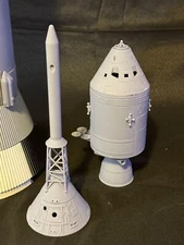 Highly detailed 1/48 scale Saturn V S-IVB/CM stage 3D resin printed kit
