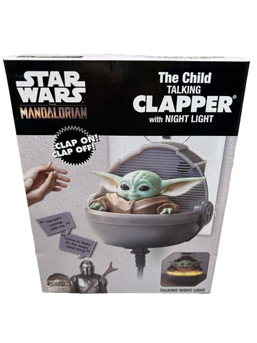 Star Wars The Mandalorian Baby Yoda Talking Clapper with Night Light
