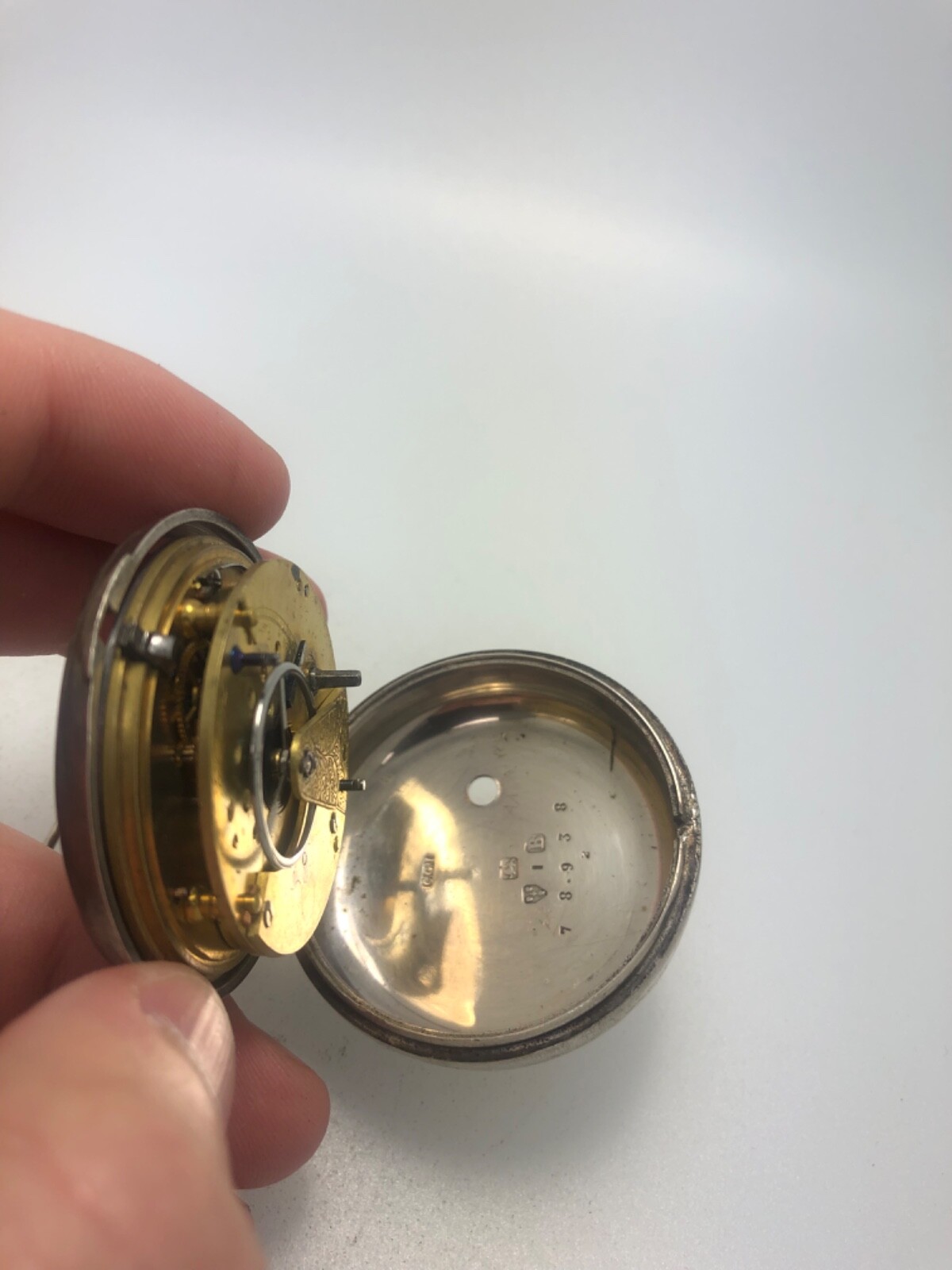 ANTIQUE VICTORIAN SOLID SILVER PAIR CASE POCKET W… - image 7