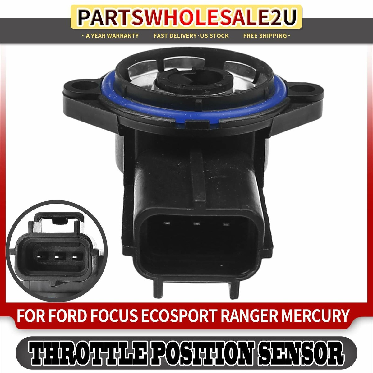 Throttle Position Sensor TPS for Ford Focus Ecosport Ranger
