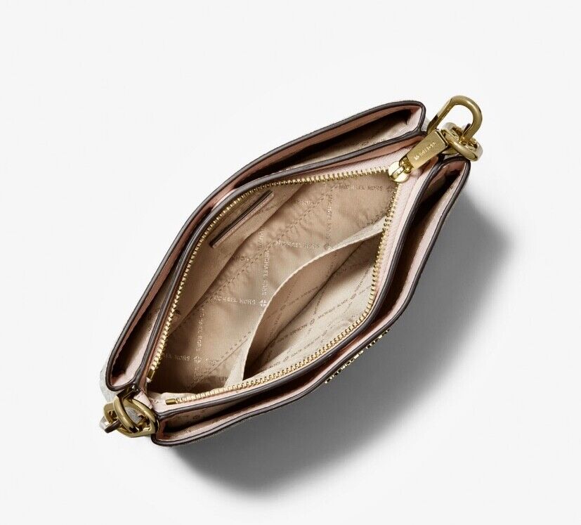 MIchael kors Trisha Medium Logo crossbody Bag Tote Powder MIchael kors Trisha Medium Logo crossbody Bag Tote Powder