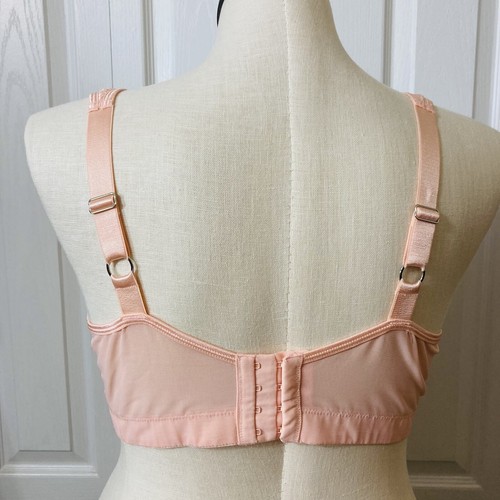 Reggiseno Peach Bralette pizzo overlay stampa leopardata spalline imbottite taglia 44C Breezies - Foto 10 di 14