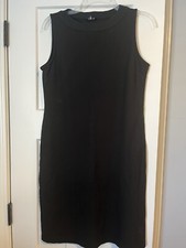 Talbots Little Black Dress Womens Size 6 Fitted Career Minimalist Classy Elegant
