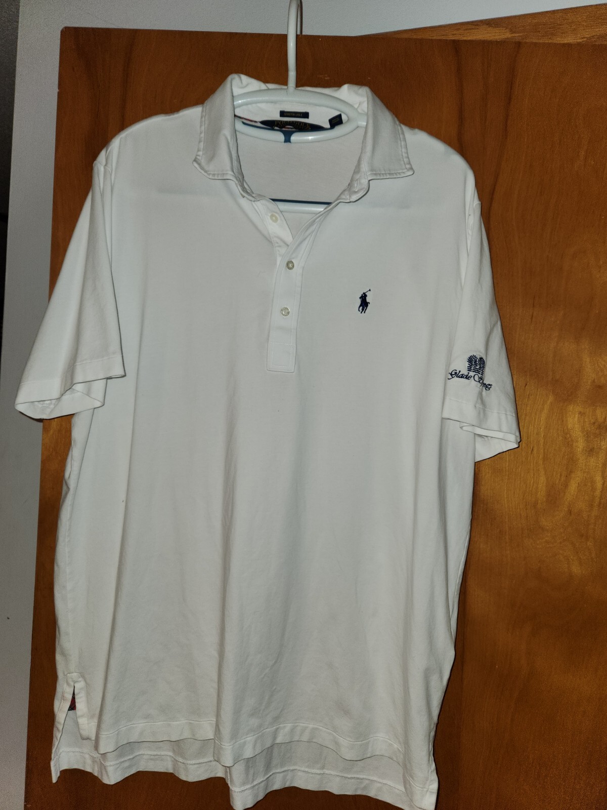 Ralph Lauren Mens Golf Polo Shirt White Short Sleeve … Gem