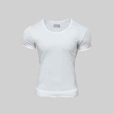 3 Pcs Pack of 100 Egyptian Cotton white Men's undershirt/ Half sleeve O neck